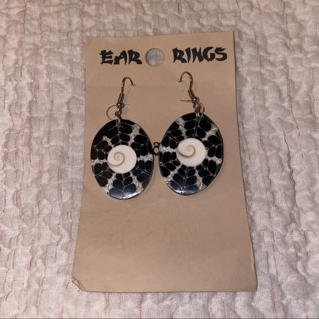 Beach Shell Drop Earring Set